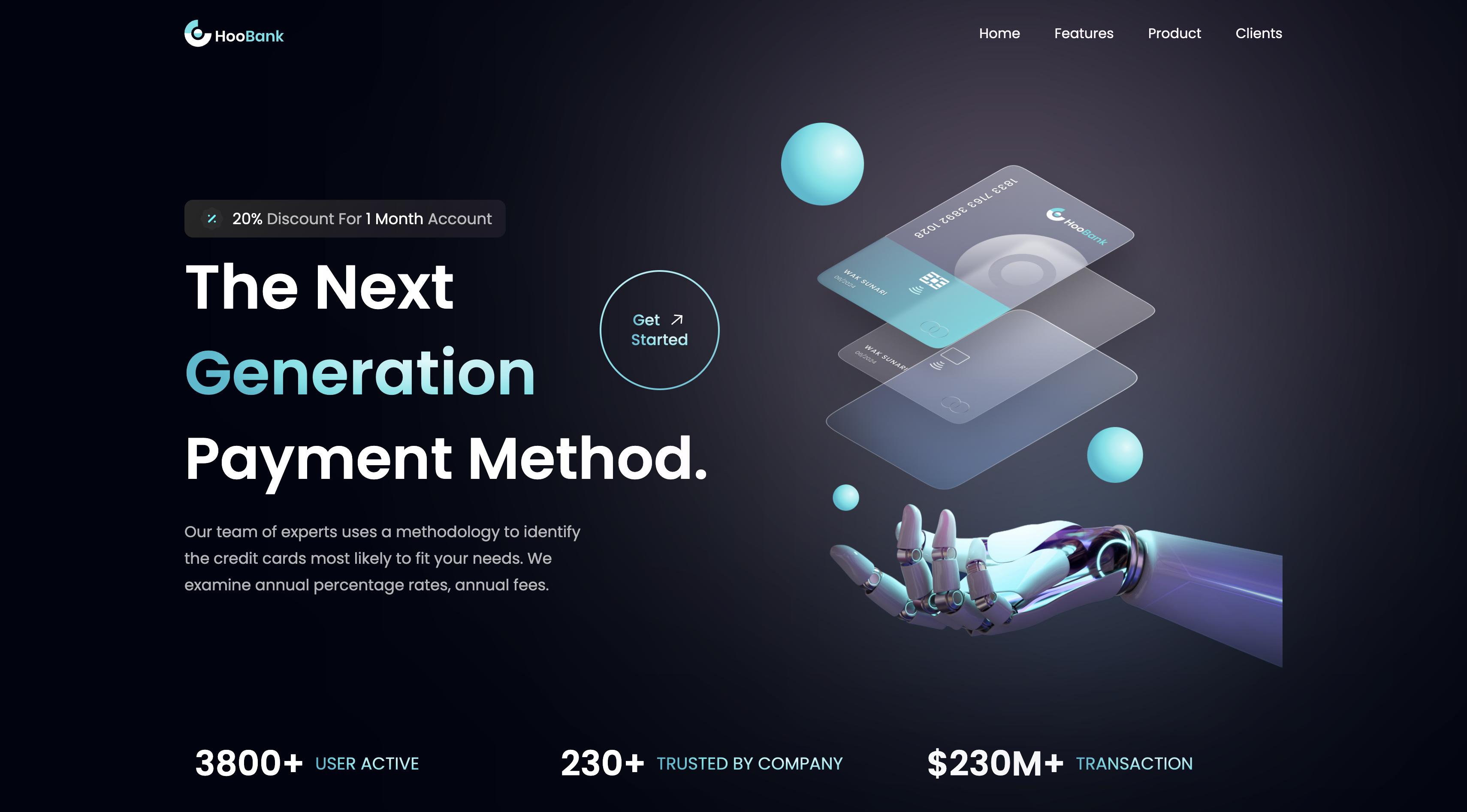 Hoobank Website